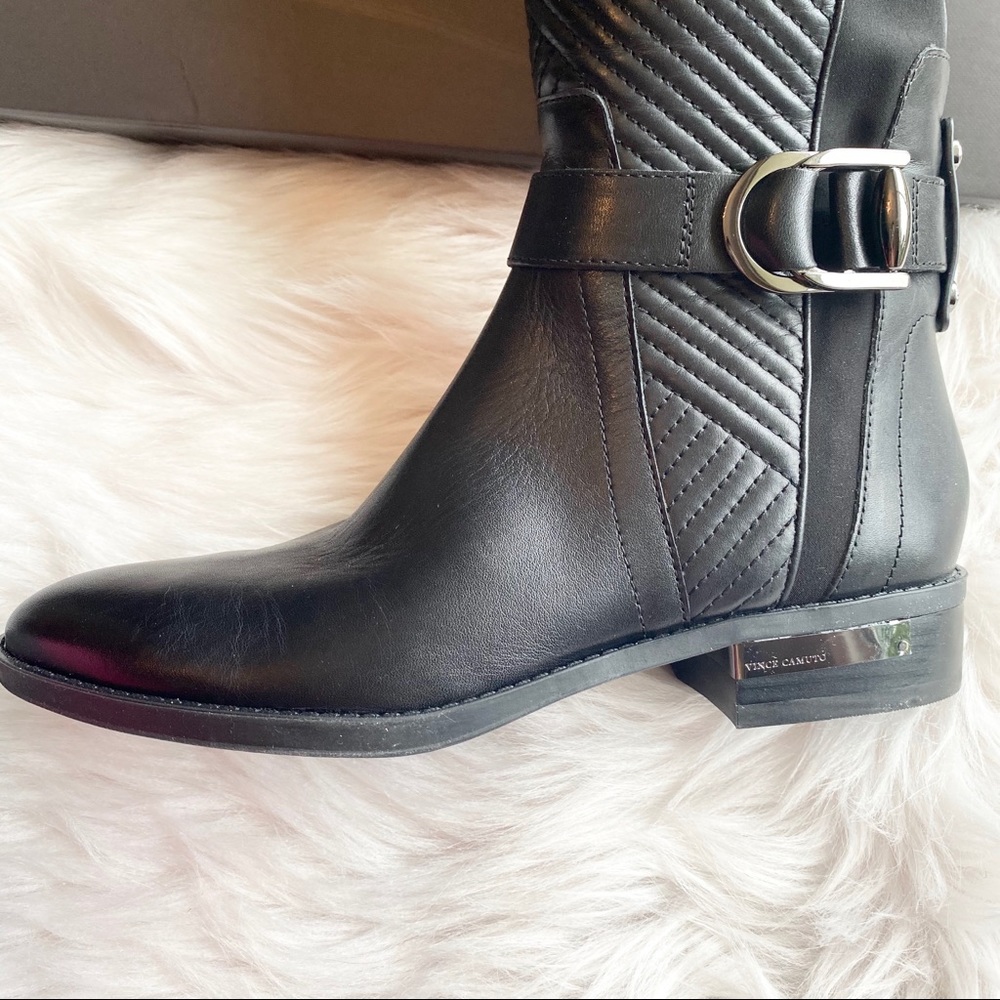 VINCE CAMUTO Pordalia Over The Knee Boot 8M Black - Picture 3 of 8